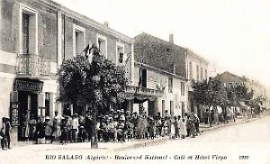 3087- Rio-Salado - Boulevard National - Cafe et Hotel Firpo - 1933
